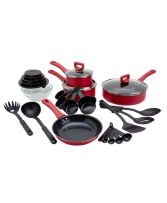 Non-stick Aluminum 31-Pc. Cookware Set