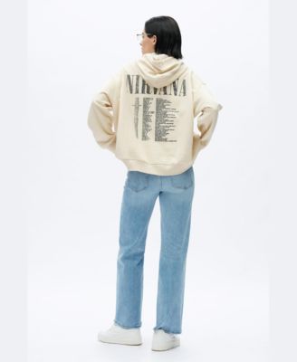 Women's Mid-Rise Wide-Leg Distressed Jeans