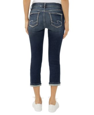 Women's Suki Mid Rise Curvy Fit Capri Jeans