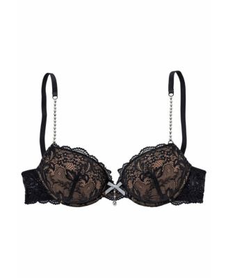 Women's Pearl Strap Push Up Bra