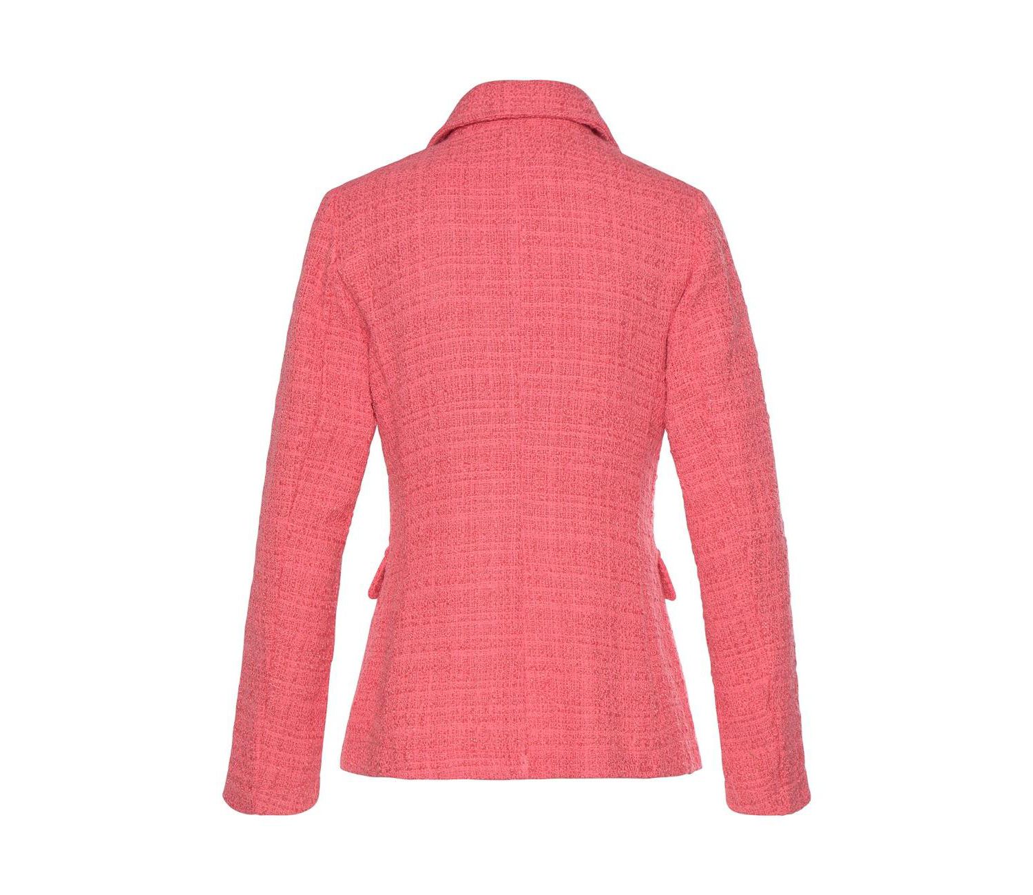 Women's Double Breasted Boucle with Pockets Blazer