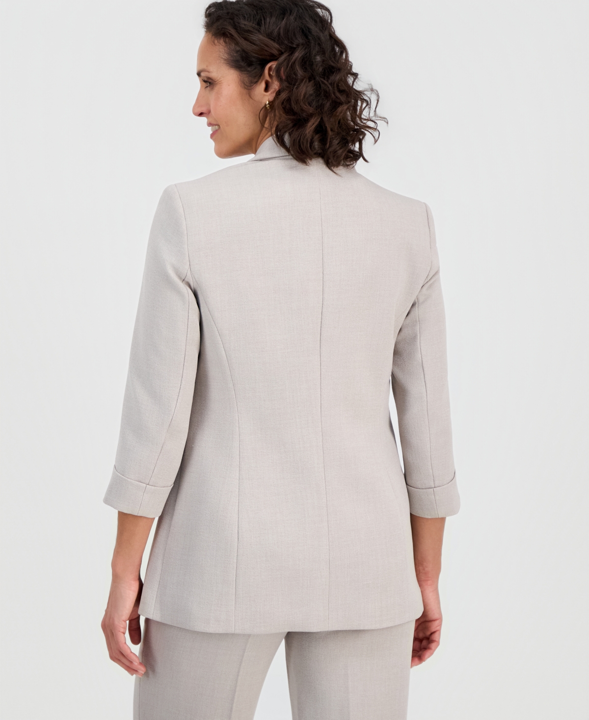 Kasper Women's Double Breasted Open-Front Blazer