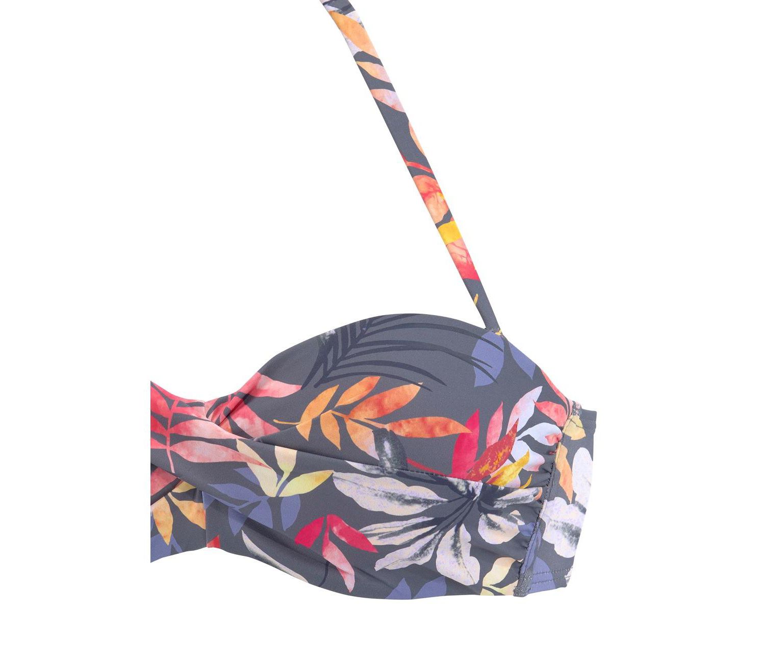 Women's Tropical Print Underwire Bikini Top