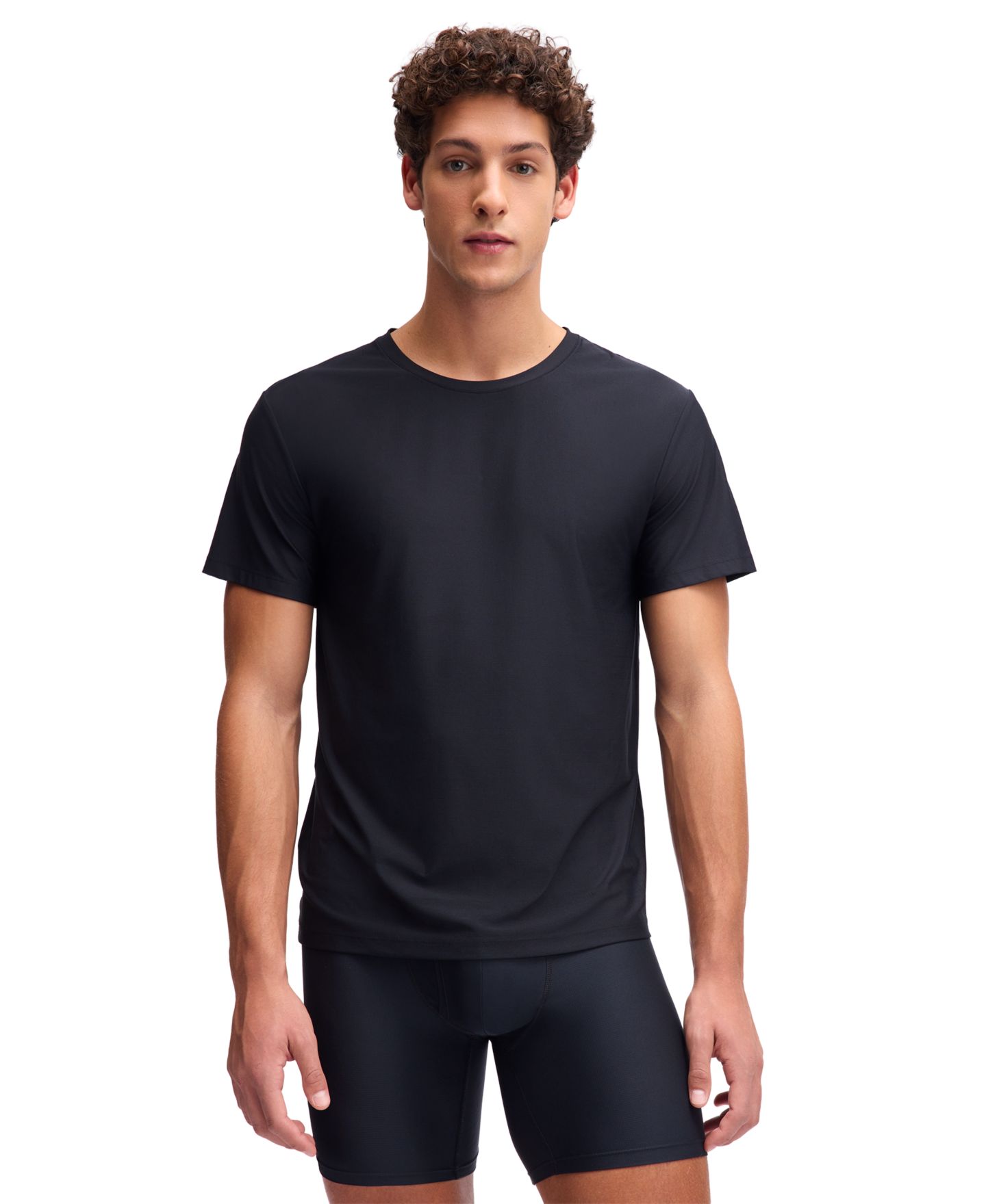 Мужские футболки Under Armour 2pk. Solid Performance Tech Mesh T-Shirts, цвет: Чёрный — фото 2