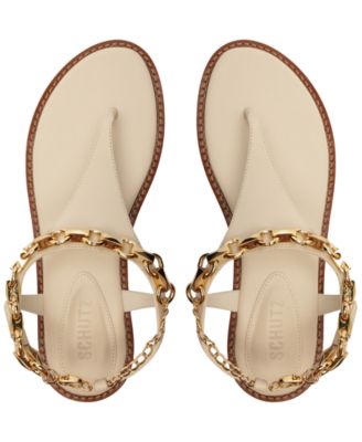 Women's Lys Round Toe Flat Sandals