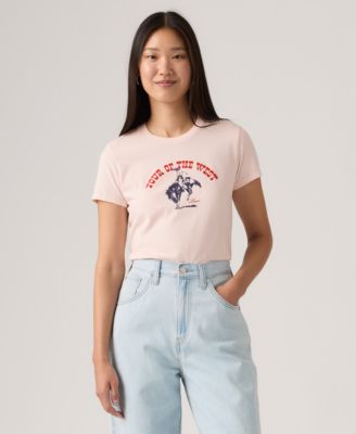 Women's Perfect Graphic Logo Cotton T-Shirt