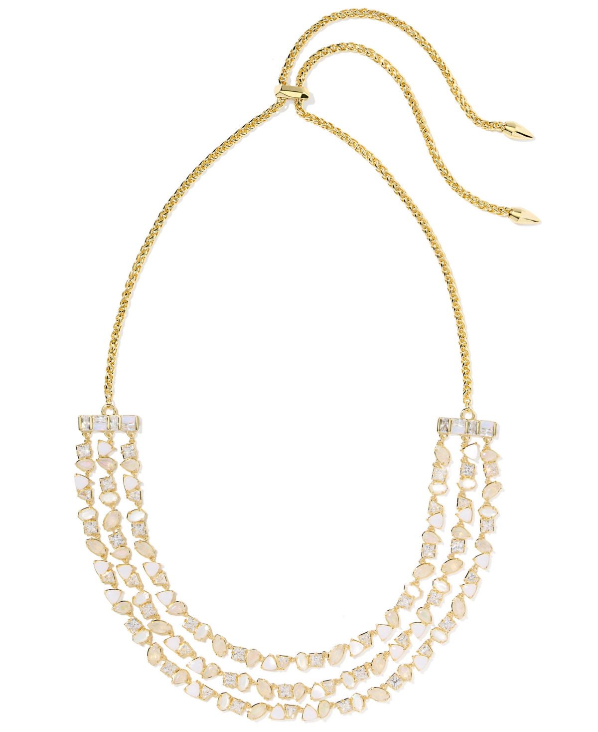 Kendra Scott Malachite Isabelle Statement Necklace In Gold