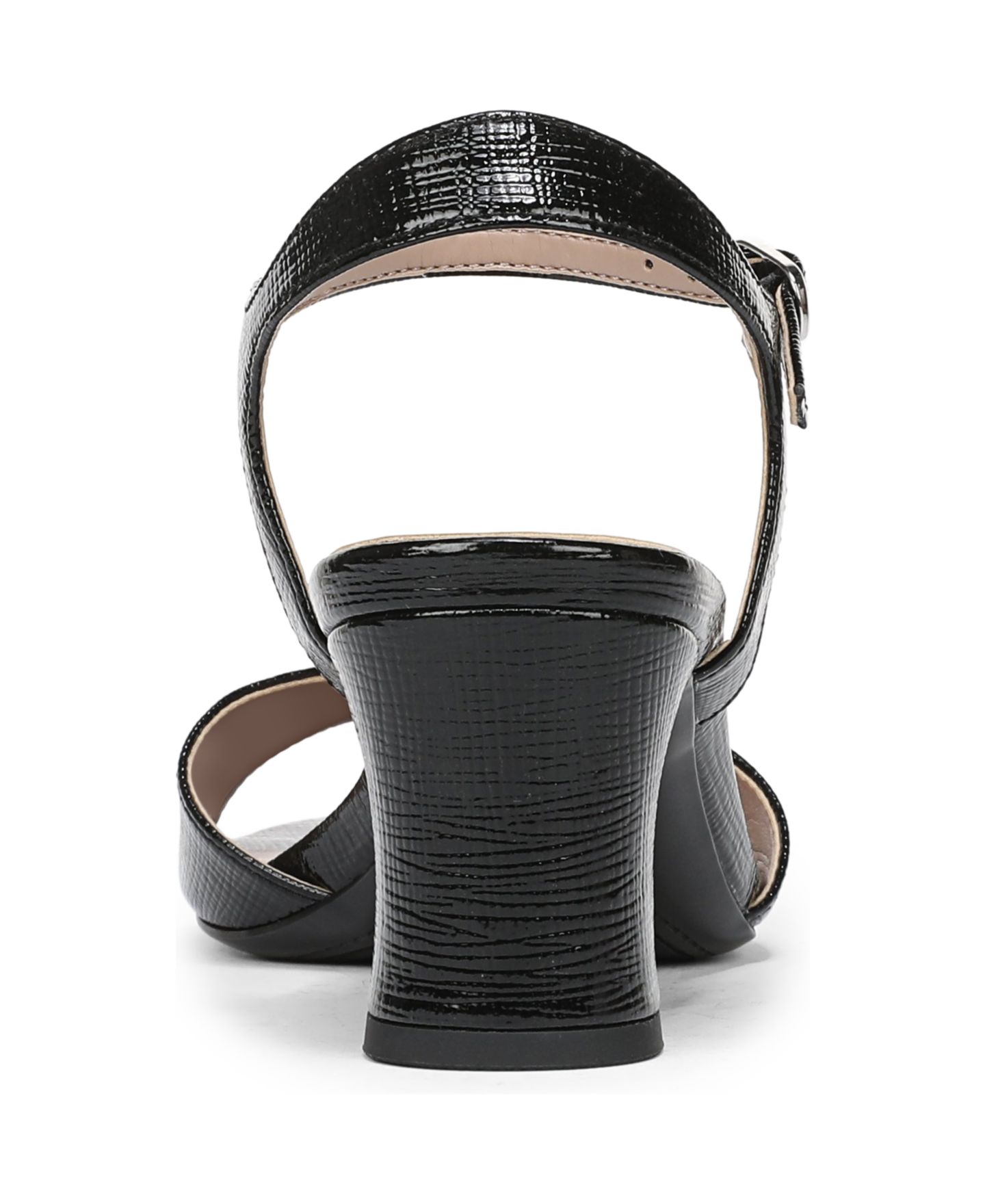 Женские сандалии Naturalizer Nyla Strappy, цвет: Чёрная искусственная кожа — фото 3