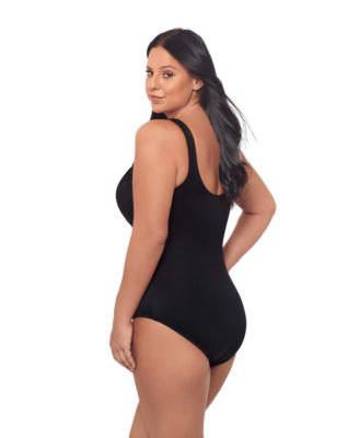 Plus Size Rock Solid Revele Tummy Control One Piece Swimsuit