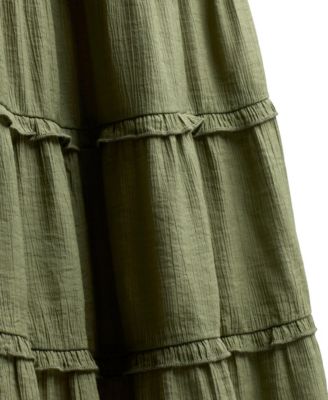 Juniors' Resort Crinkle Midi Skirt