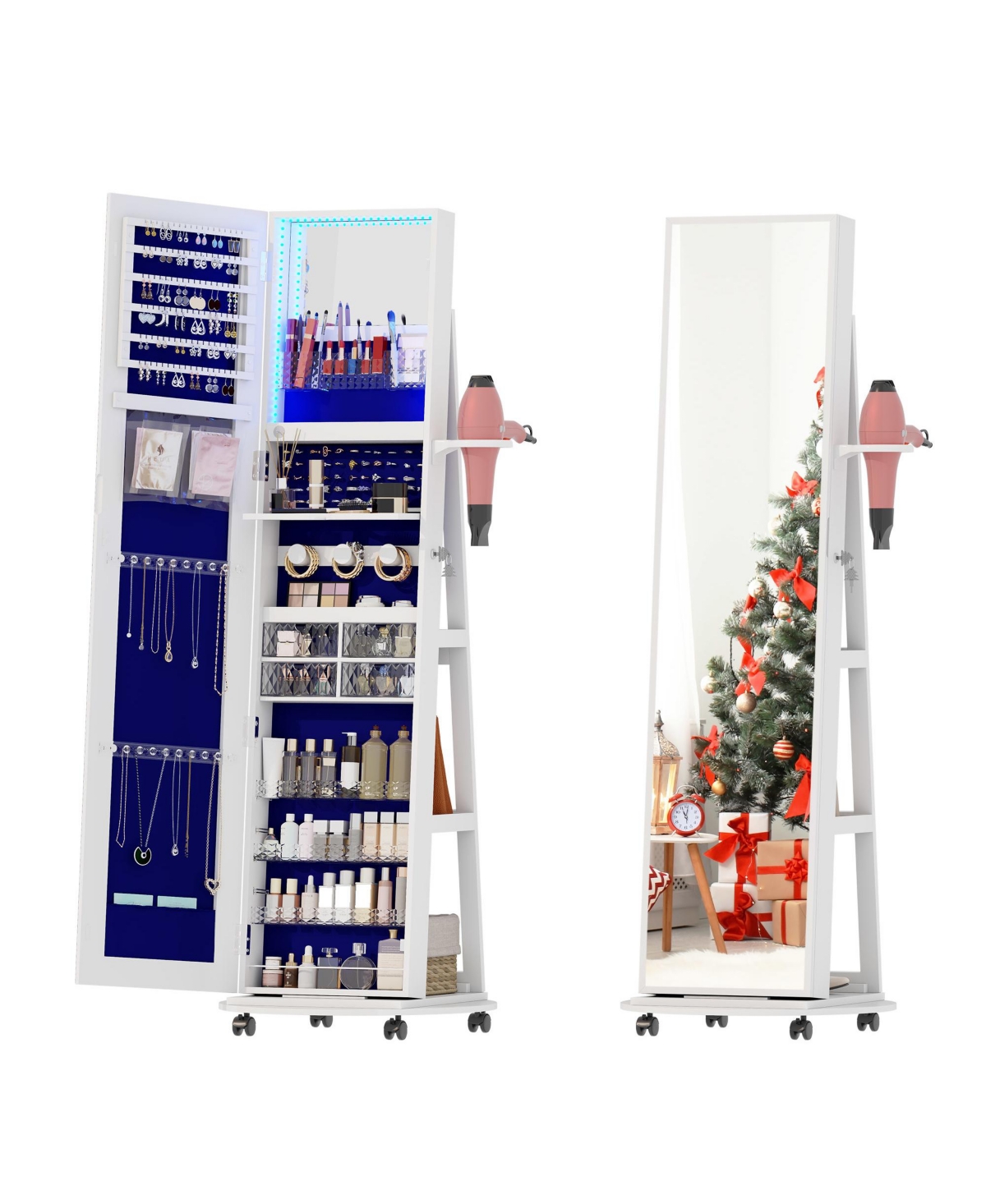 Vlsrka Solid Wood Wall Mirror