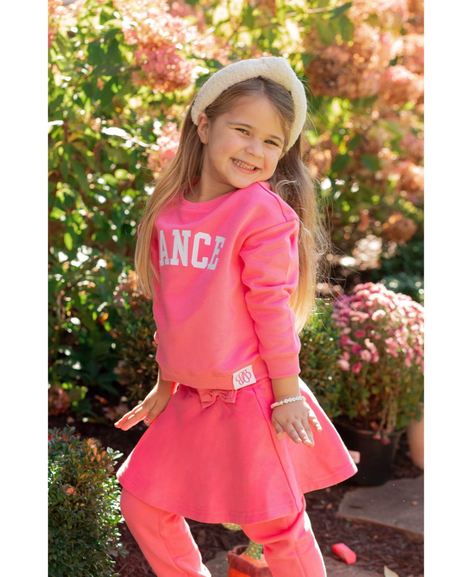 Baby Girls Skirted Bow Joggers