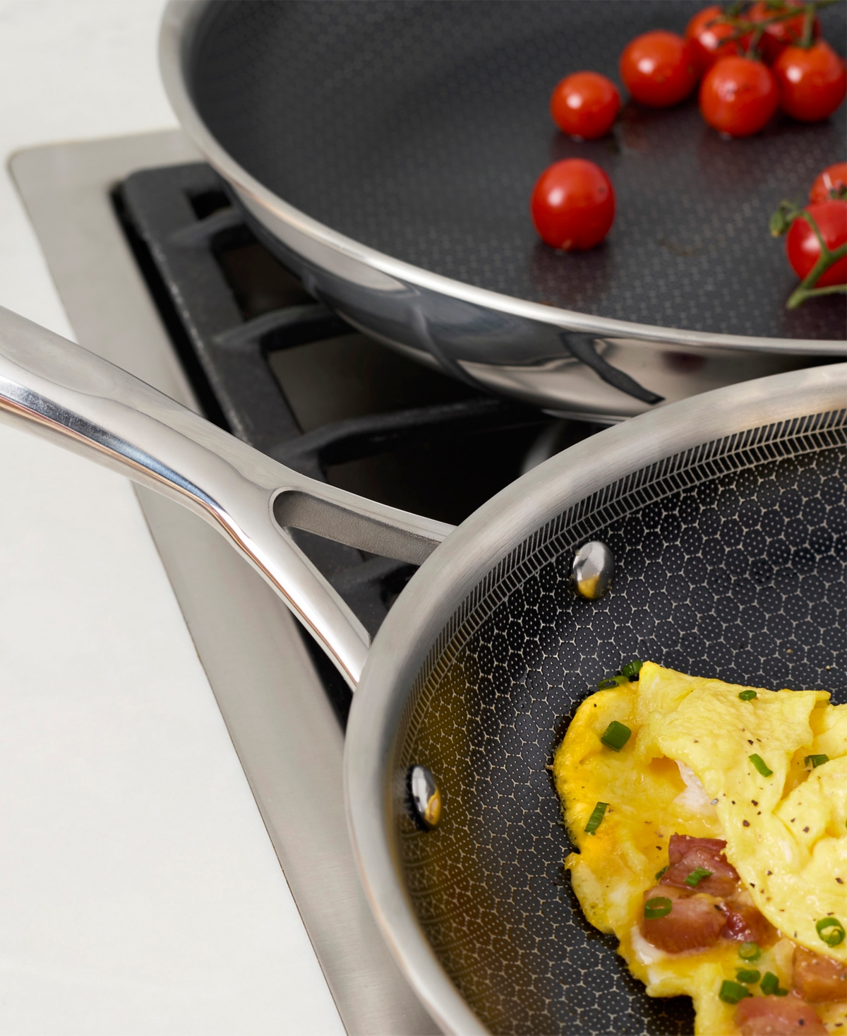 J.a. Henckels Paradigm Ceramic Stainless Steel 8" Dual Performance Fry Pan In Silver