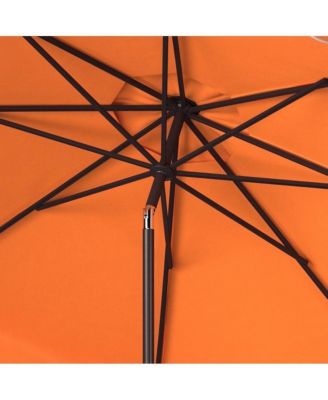 Venice Single Scallop 9Ft Crank Outdoor Push Button Tilt Umbrella