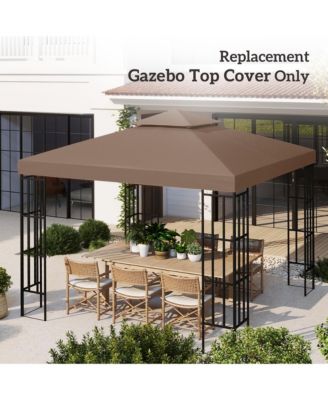 Gazebo Replacement Canopy for 01 -0153, 10' x 10',