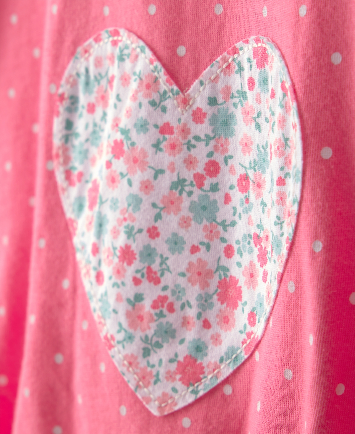 Carter's Baby Girls Heart Graphic Snap-Up Romper