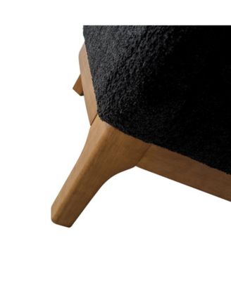 Augus Modern Boucle Armchair Chair with Adjustable Feet