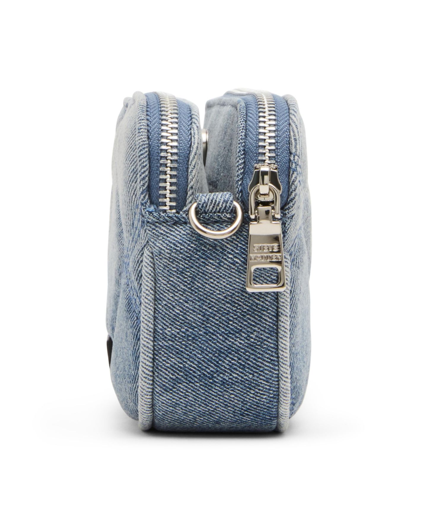 Женская сумка Steve Madden Bdaisy Quilted Crossbody, цвет: Светлый джинсовый — фото 4