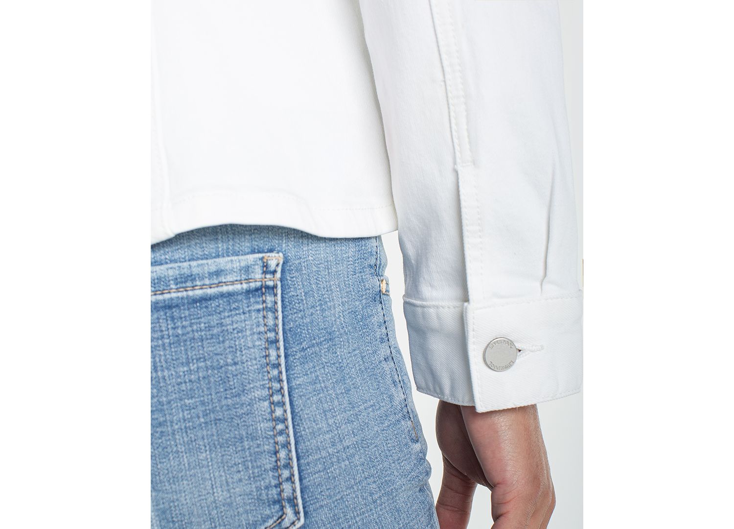 Women's Fit and Flare Trucker Denim Collar Jacket