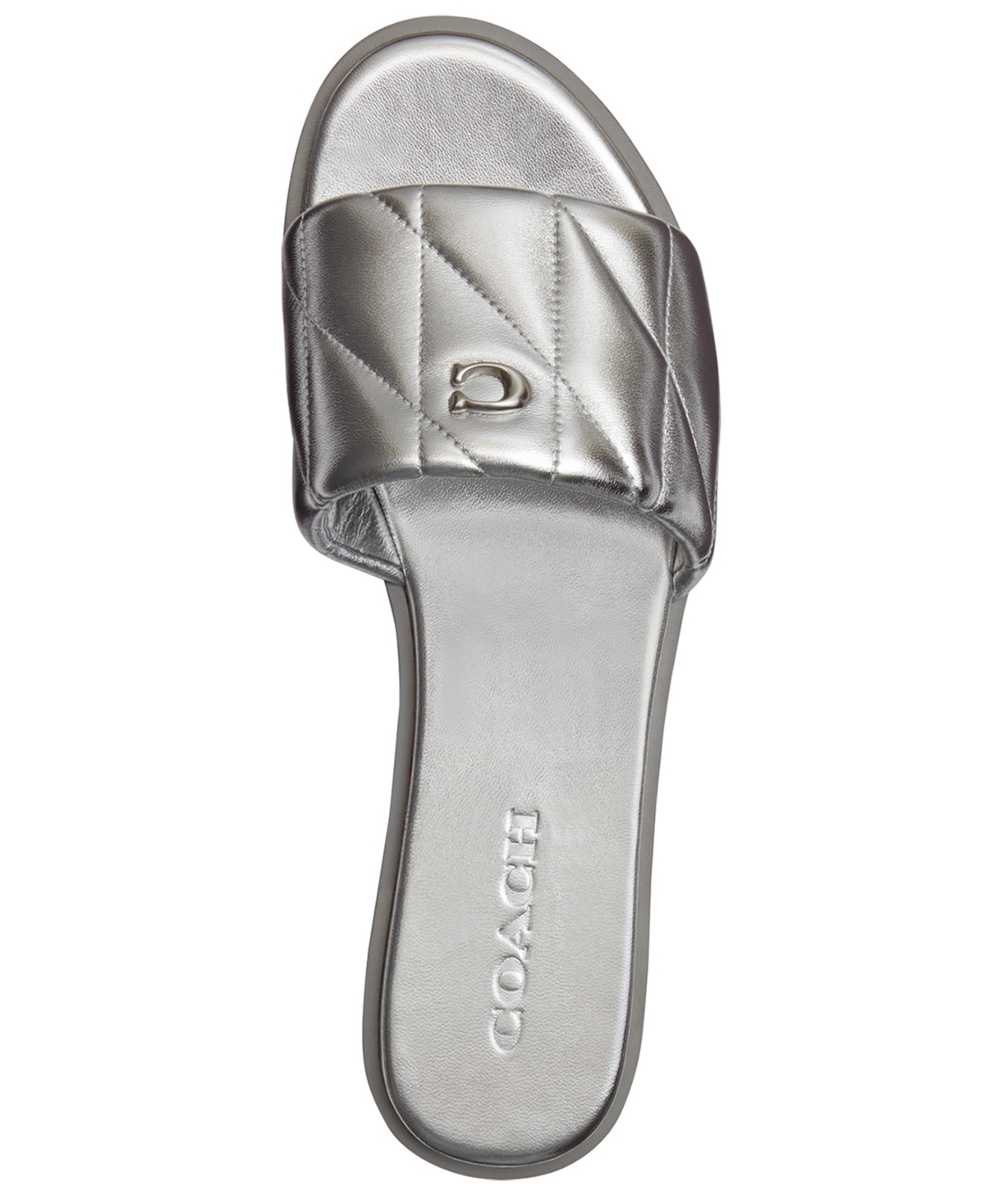 Coach Women's Holly Signature Jacquard Slip-On Sandals