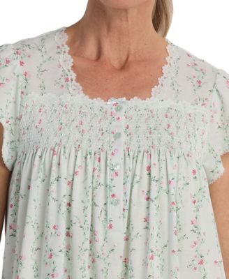 Women's Floral Short-Sleeve Gown