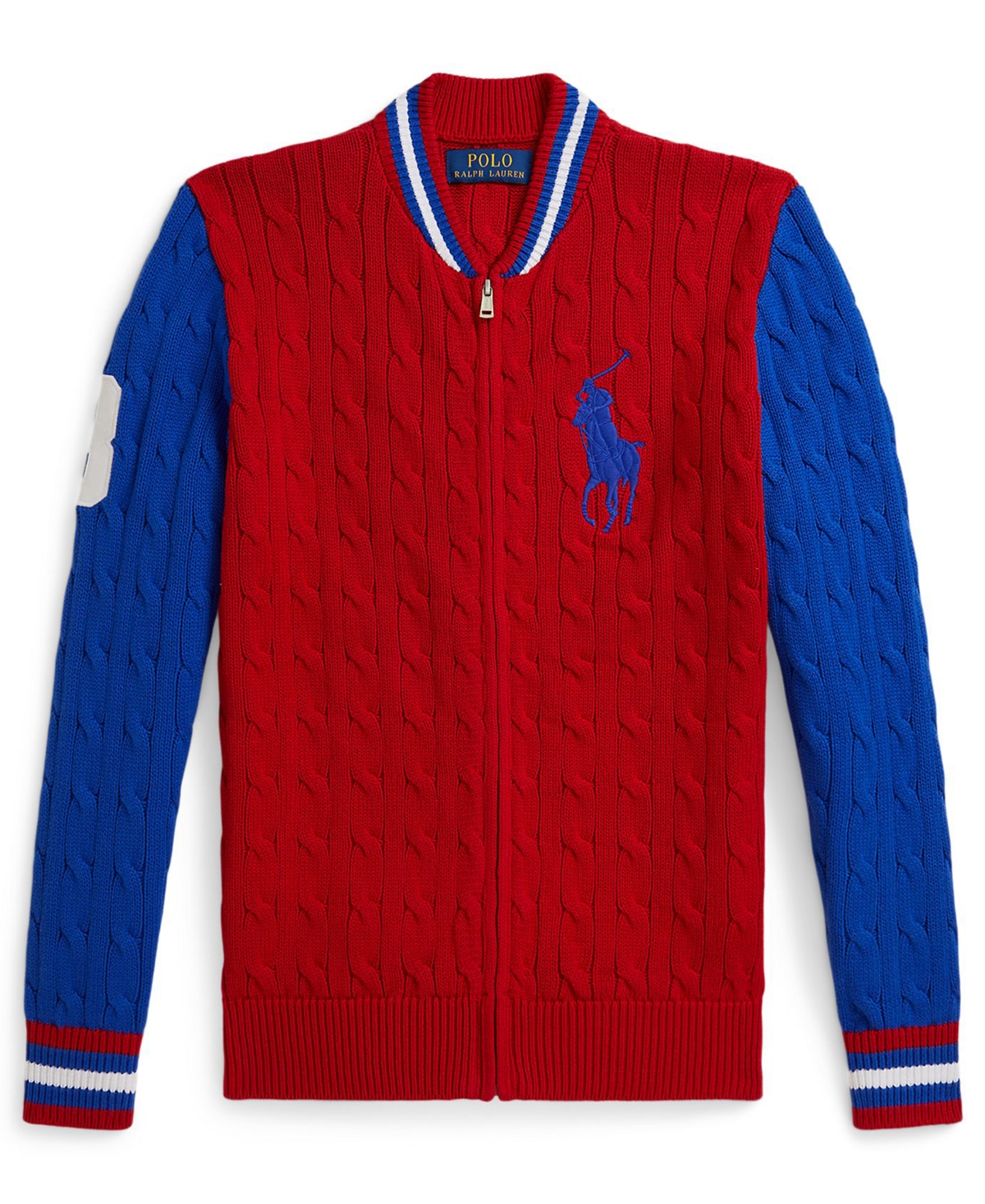 Polo Ralph Lauren Boys 8-20 Big Pony Cable-Knit Sweater