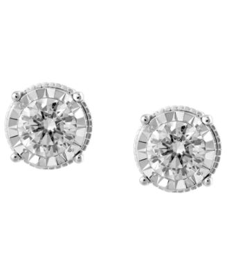 Diamond Stud Earring (3/4 ct. t.w.) in 14k White Gold