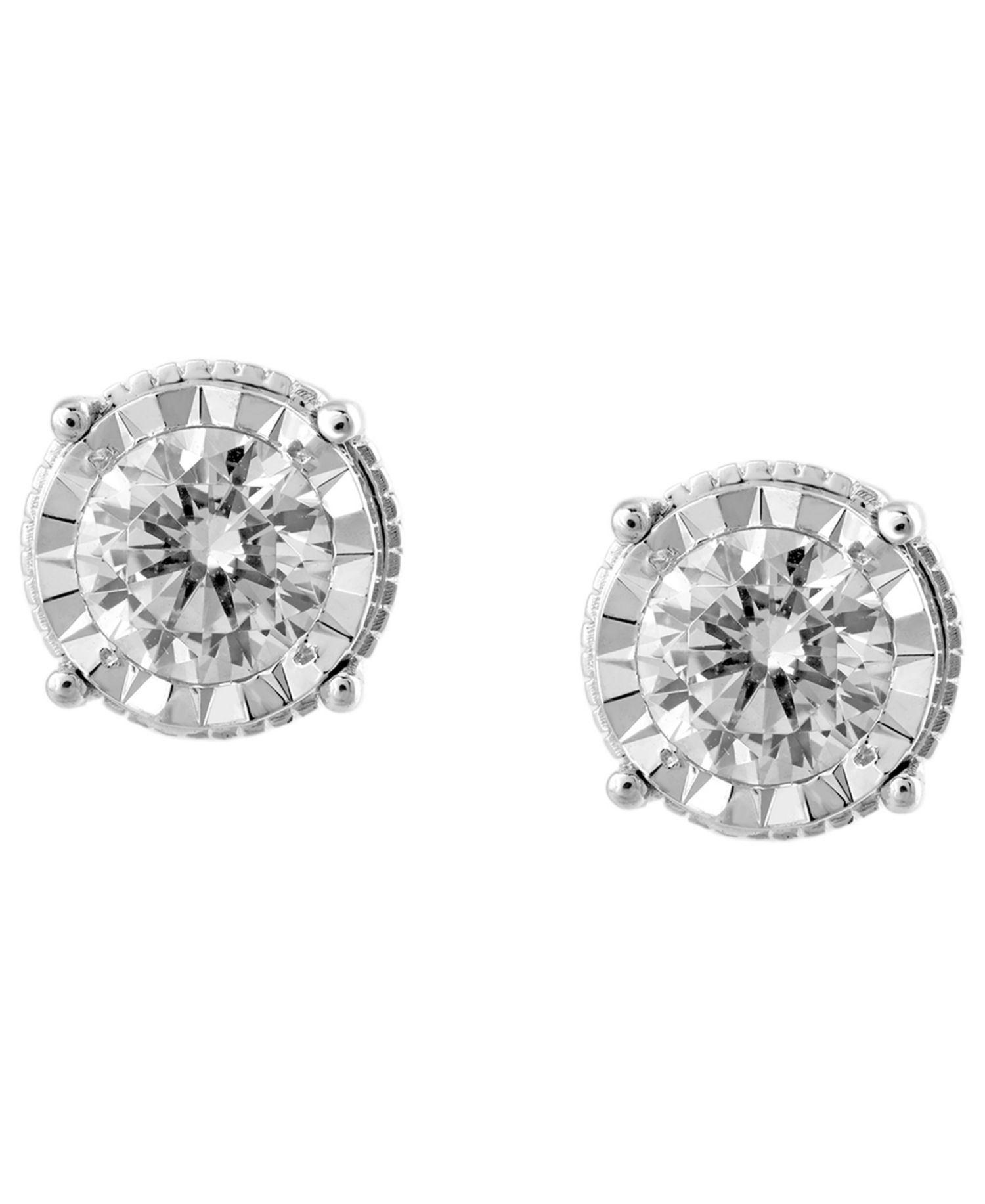 Diamond Stud Earring (3/4 ct. t.w.) in 14k White Gold