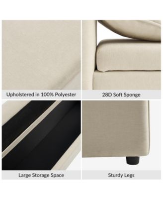 Alberto Modern Storage Bench with Ample Storage Space