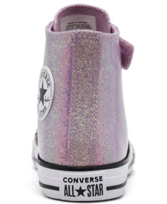 Little Girls Chuck Taylor All Star Glitter Casual Sneakers from Finish Line