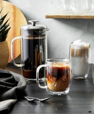 Sorrento French Press & Latte Glasses, Set of 3