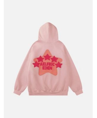 Women's Vintage Embroidery Eden Star Pullover Hoodie