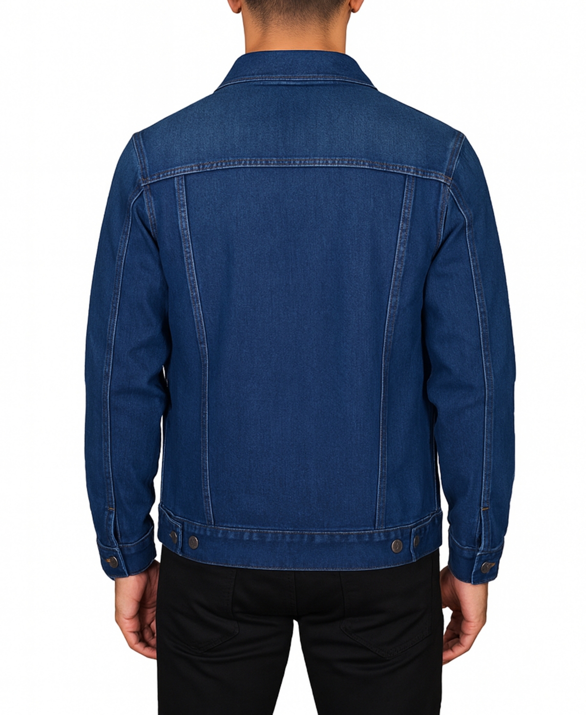 Blu Rock Men's 2-Piece Regular-Fit Classic Denim Jacket Set