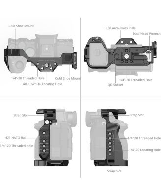 HawkLock Advanced Edition Cage Kit for Sony Alpha 7R V, 7 IV, 7S III Cameras