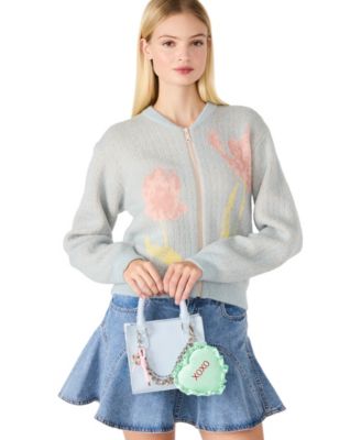 Rosalie Satin Conversation Heart Pouch