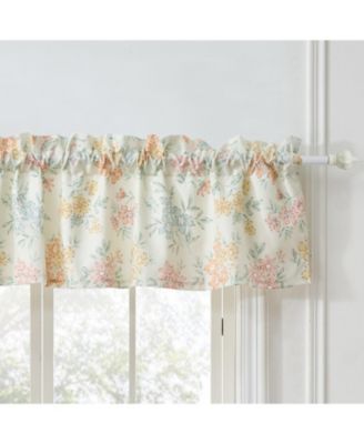 Chloe Light Filtering Semi Sheer 3" Rod Pocket Window Valance 84" x 16" Pastel