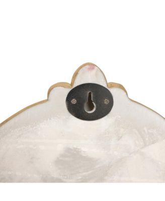 Blessed Virgin Mary Wall Plaque, Oval Religious Decor for Home & Prayer Space