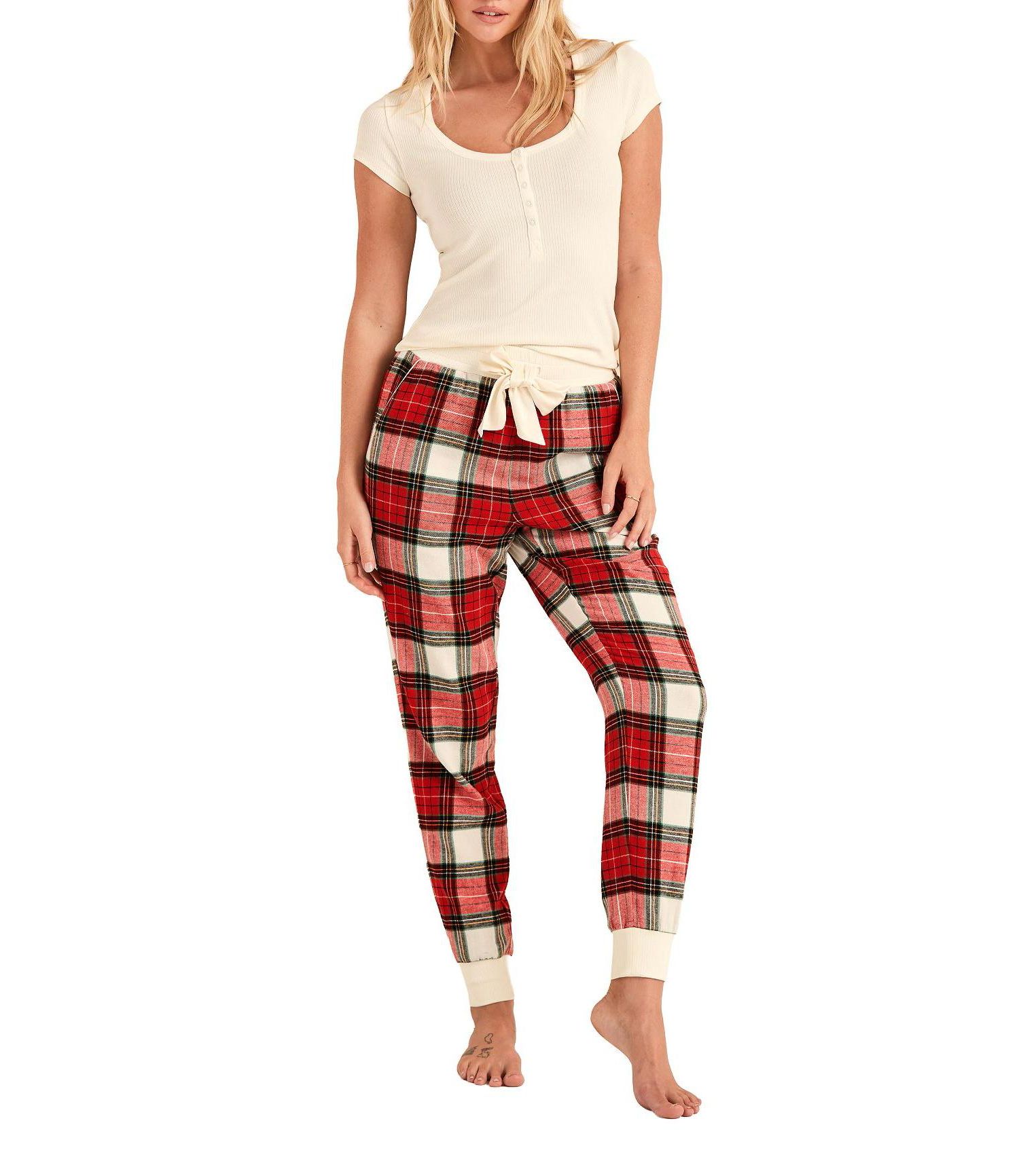 Women's Caileigh T-Shirt & Joggers Pajama Set Sleepwear
