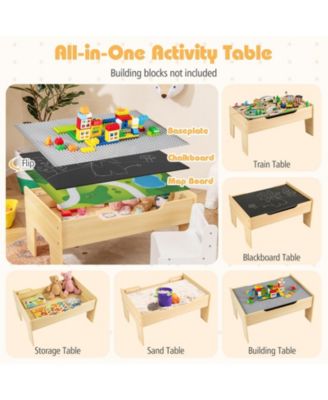 78-Piece Wooden Railway Train Playset for Kids Ages 3 and Up