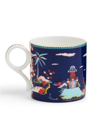 Wonderlust Blue Pagoda Mug