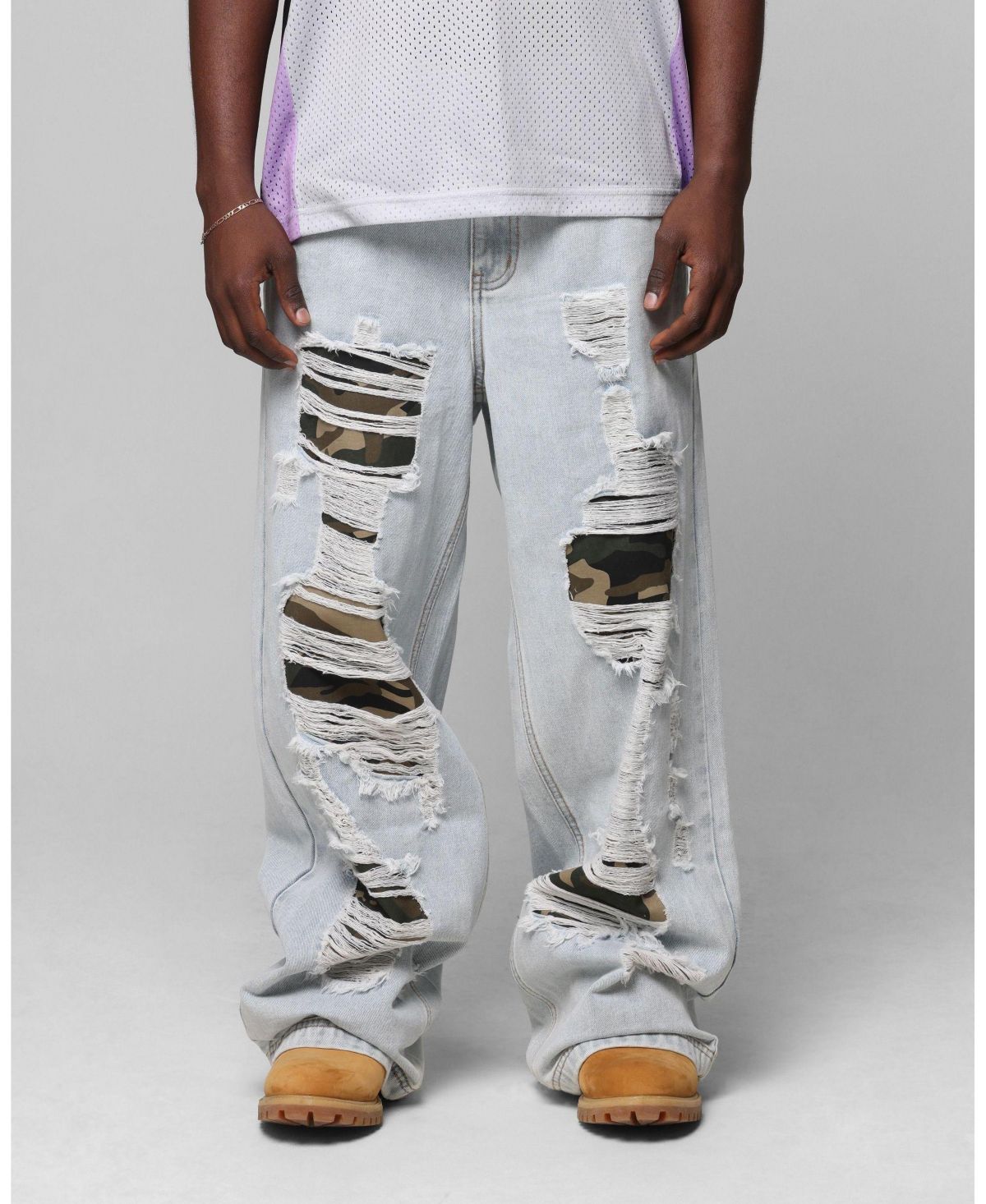 Мужские потертые джинсы Collateral