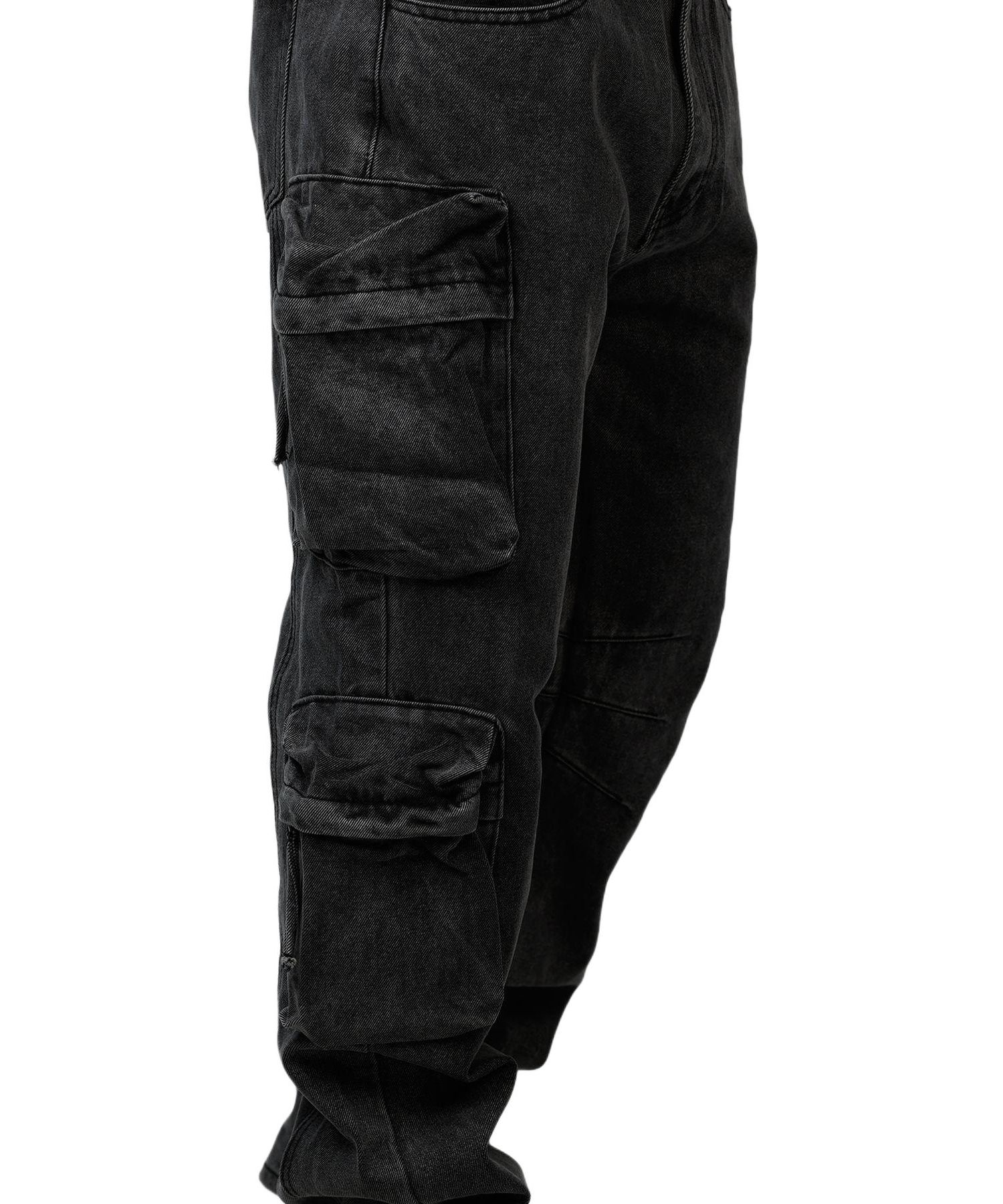 Men's Loiter V709 Wide Bellow Cargo Denim.