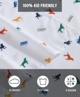 Buddy The Dog Microfiber 3-Pc. Sheet Set, Twin XL