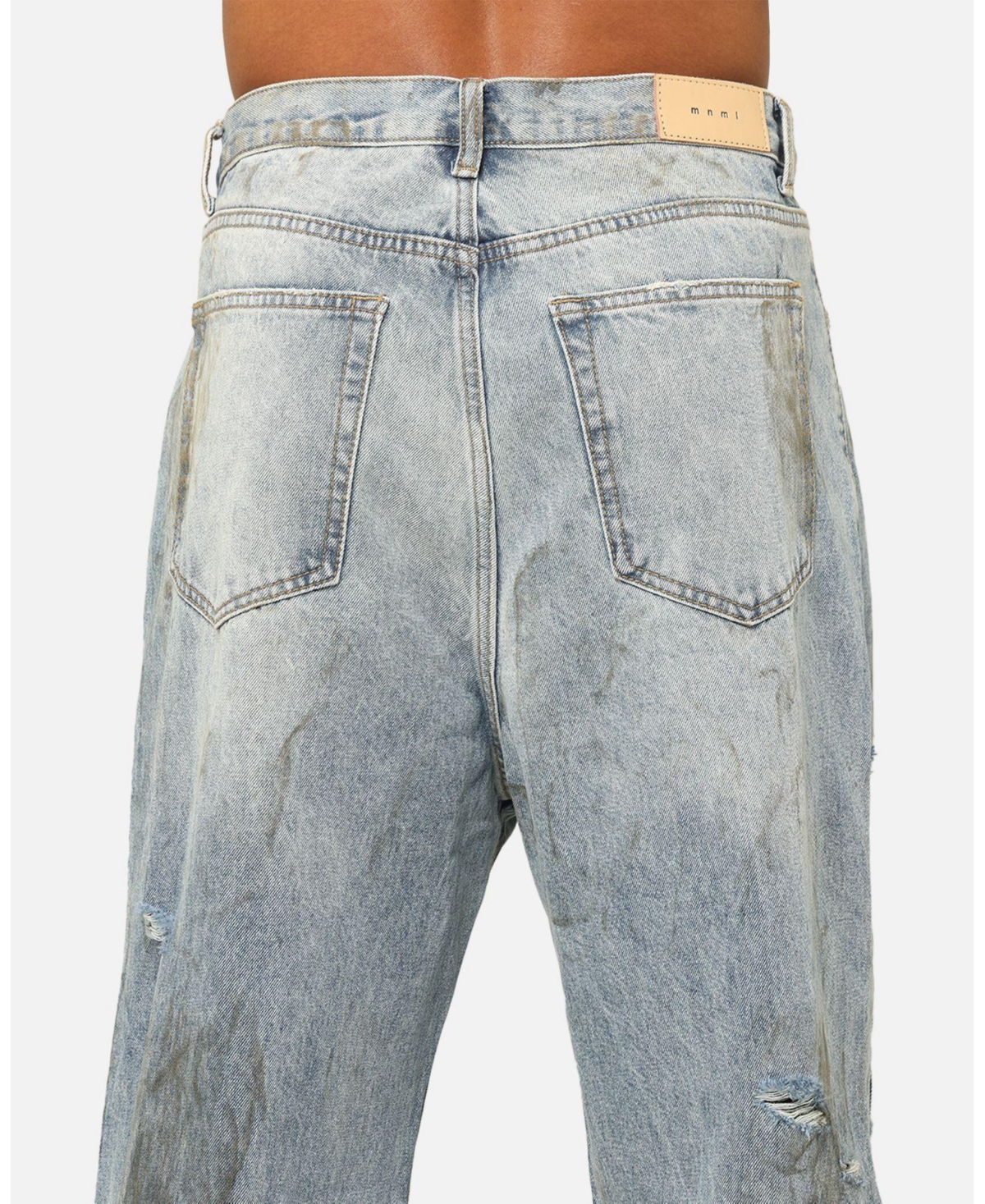 Loiter Men's Ultra Baggy Thrashed Denim