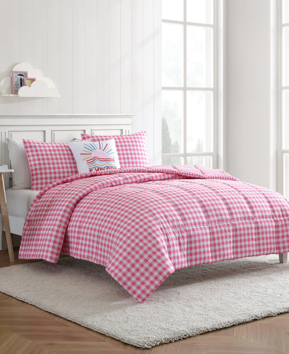 Eddie Bauer Preston Check Microfiber 3-Pc. Comforter Set, Twin