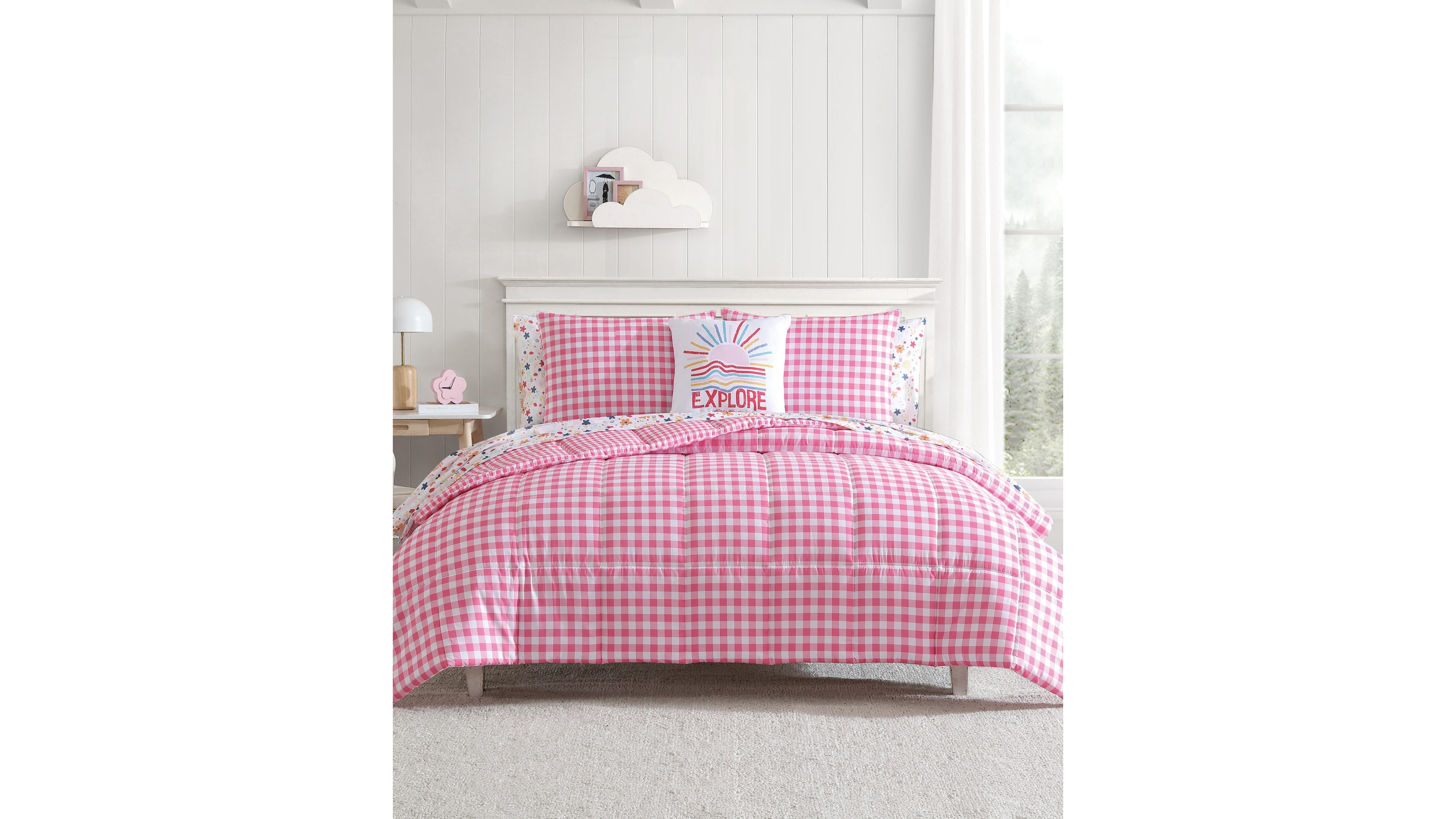Eddie Bauer Preston Check Microfiber 3-Pc. Comforter Set, Twin