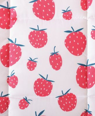 Strawberry Field Microfiber 3-Pc. Comforter Set, Twin