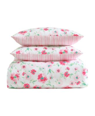 Meadow Daisies Microfiber 4-Pc. Comforter Set, Full/Queen
