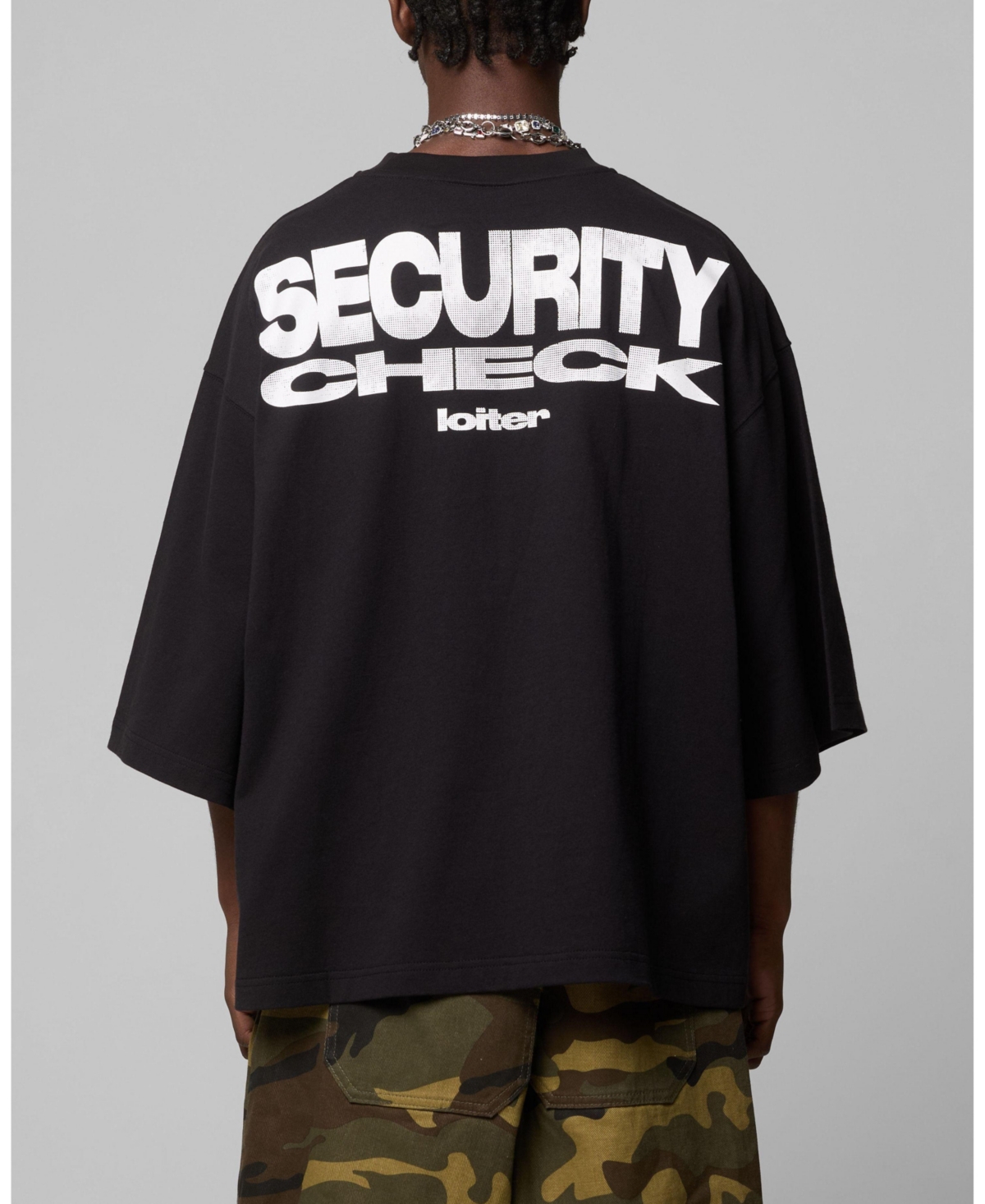 Loiter Men's Security Check Box Tee