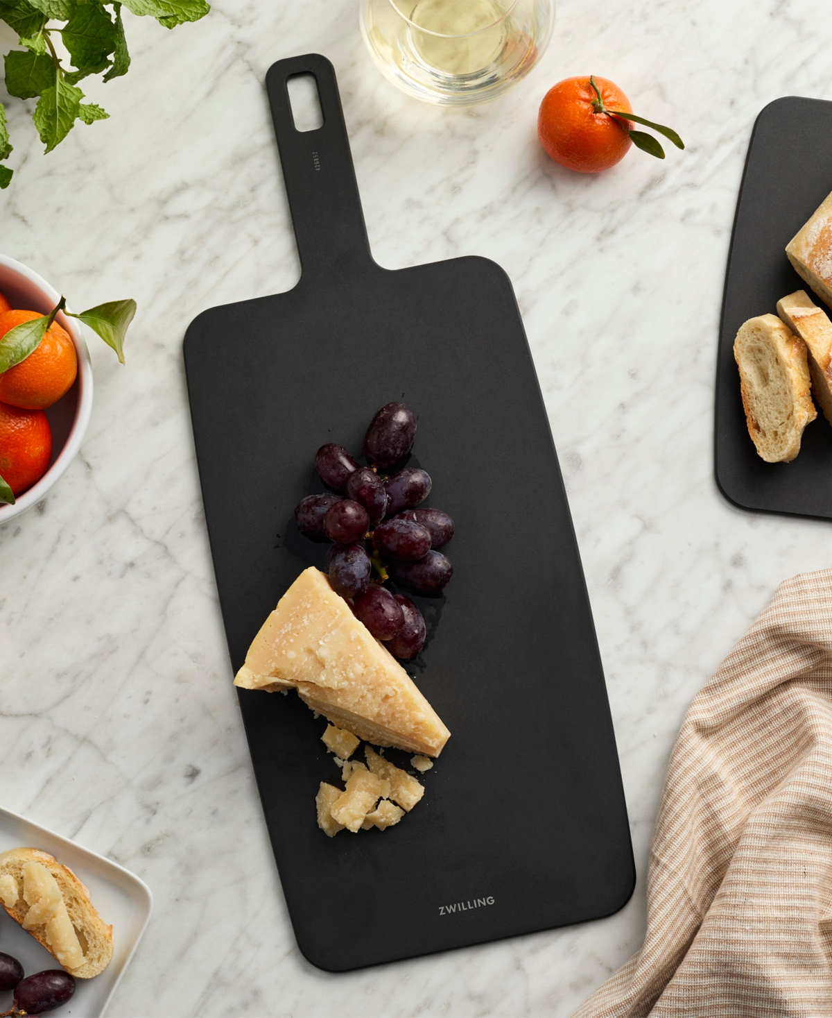 Zwilling Plant Fiber Cutting Board, 19" X 7.5" In Gray